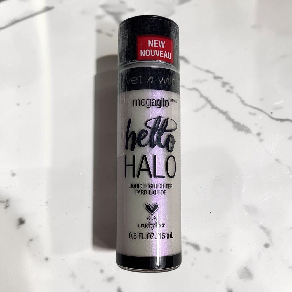 Wet n Wild MegaGlo Hello Halo Liquid Highlighter 303A Halographic 0.5oz New